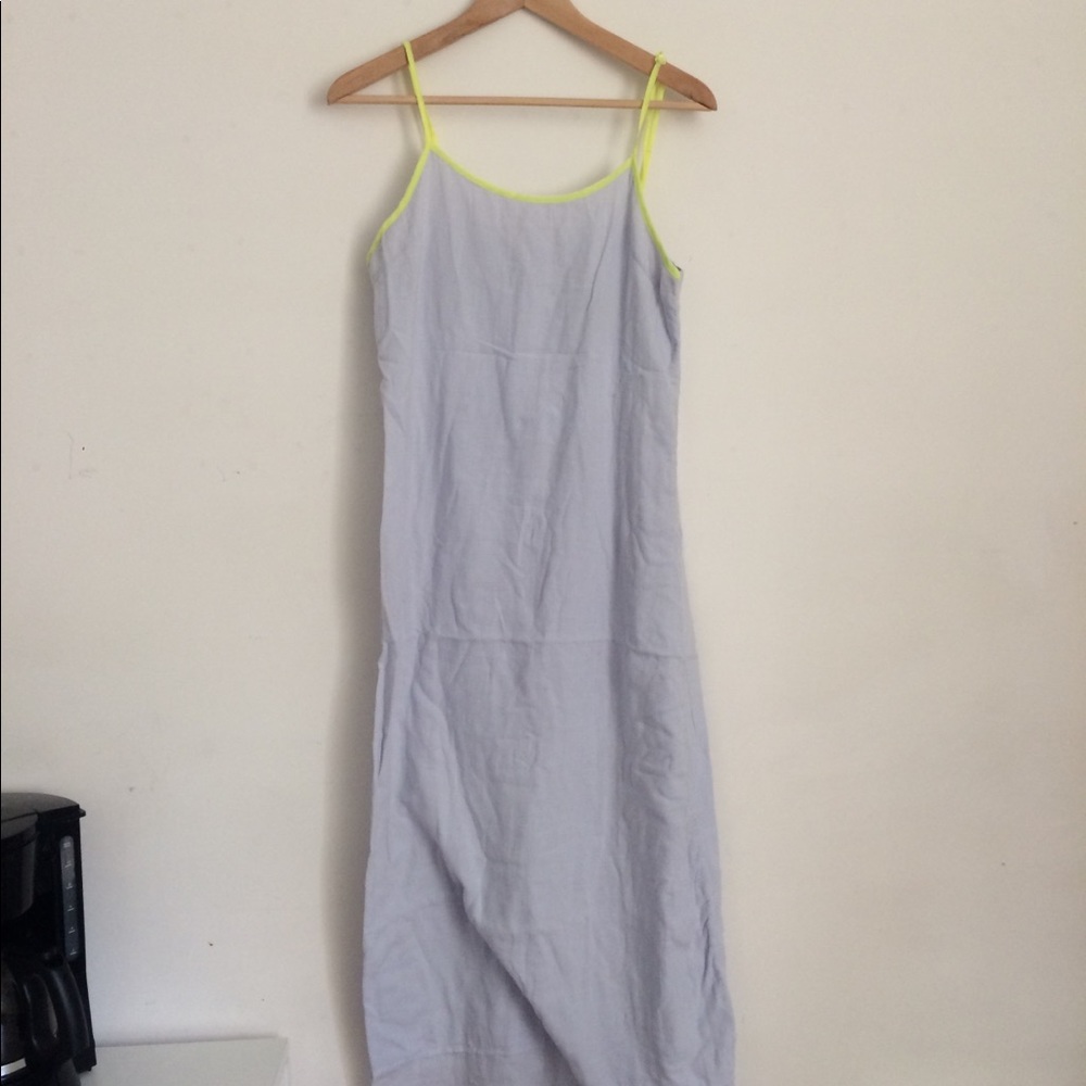 Sundry maxi summer dress with neon trim